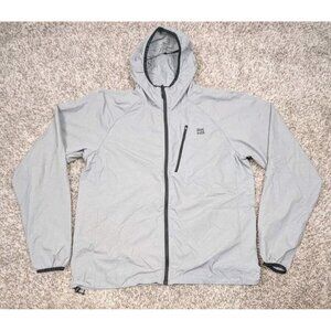 Alaskan Hardgear Windbreaker Mens Medium Full Zip Packable Windproof Lightweight